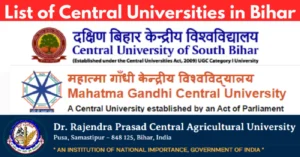 List of Central Universities in Bihar
