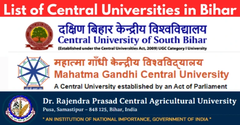 List of Central Universities in Bihar