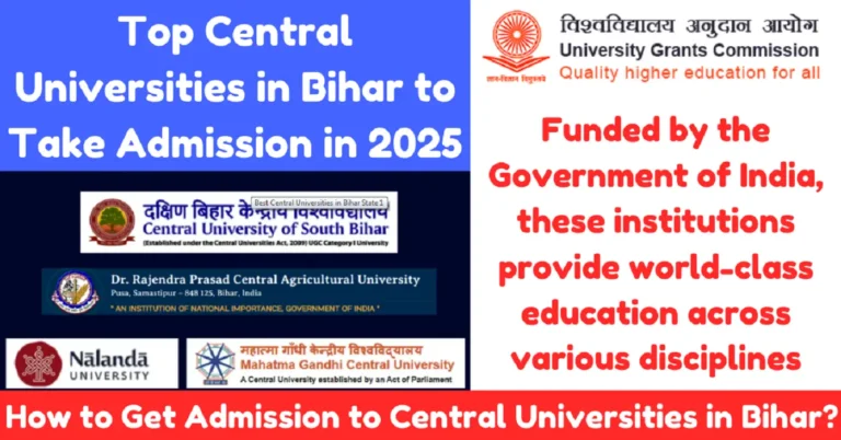 Top Central Universities in Bihar