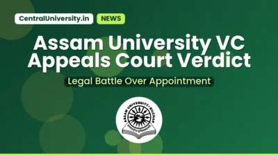 Assam University VC Appeals Court Verdict