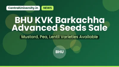 BHU KVK Barkachha Advanced Seeds Sale