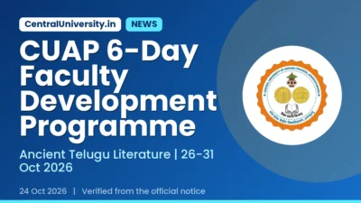 CUAP 6-Day Faculty Development Programme