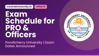 Exam Schedule for PRO & Officers