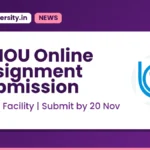 IGNOU Online Assignment Submission