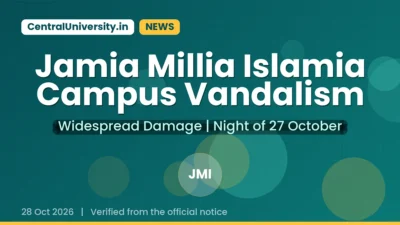 Jamia Millia Islamia Campus Vandalism