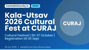 Kala-Utsav 2026 Cultural Fest at CURAJ