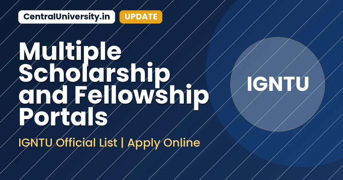 Multiple Scholarship and Fellowship Portals