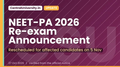 NEET-PA 2026 Re-exam Announcement