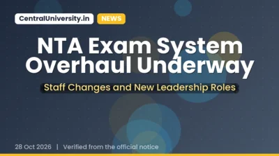 NTA Exam System Overhaul Underway