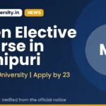 Open Elective Course in Manipuri