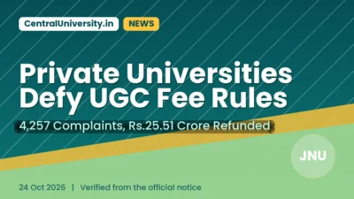 Private Universities Defy UGC Fee Rules